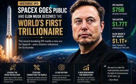 SpaceX Goes Public and Elon Musk Becomes the World’s First Trillionaire